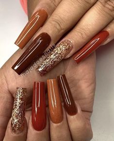 Cute Nails For Fall, Dope Nail Designs, Autumn Nails, Fall Nail