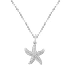 Starfish Necklace– EVRYJEWELS Summer Starfish Charm Star Necklace, Star Charm Necklace For Summer, Starfish-shaped Necklace With Starfish Charm For Summer, Starfish Shell Necklace As A Gift, Star Charm Necklace For Beach, Beach Star Charm Necklace, Star Charm Necklaces For Beach, Summer Star Charm Necklace As Gift, Summer Star Charm Necklace Gift