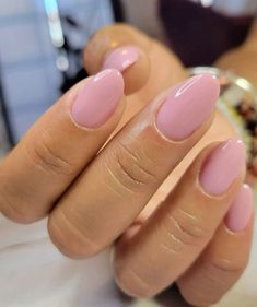 Nail Ideas Sns, Pink Dip Nails, Sns Nails, Smink Inspiration, Simple Gel Nails, Round Nails, Neutral Nails, Dipped Nails, Dream Nails