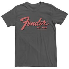 Keep it cool with this Men's Fender Distressed Vintage Logo Graphic Tee. Keep it cool with this Men's Fender Distressed Vintage Logo Graphic Tee. FEATURES Crewneck Short sleeveFABRIC & CARE Cotton Machine wash Imported Color: Charcoal. Gender: male. Age Group: adult. Keep It Cool, Vintage Logo, Logo Graphic, Graphic Tee, Age Group, Graphic Tees, Tops & Tees, Top Outfits, ? Logo