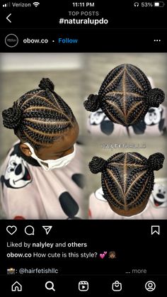 Girls Cornrow Hairstyles, Black Baby Hairstyles, Braided Hairstyles For Black Hair, Hairstyles For Black Hair