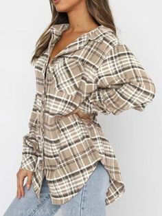 LEEDYA - Long Sleeve Loose Fit Formal Tops ⛄