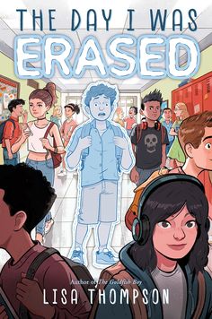 the day i was erased book cover with an image of a boy in headphones