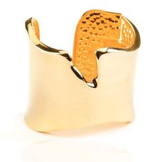 Gold plated abstract V shaped design cuff by Kenneth Jay Lane at HAUTEheadquarters.com Jewelry Accessories Ideas, Gold Bracelet Cuff, Gold Cuffs, 22k Gold, Designer Jewelry, Monte Carlo, Luxury Items, Summer Looks