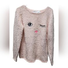 Nwt H&M Pink Fuzzy Oversized Sweater In Kids. Sz 14y This Sweater Can Also Fit A Woman Size Small To Medium. Pit To Pit: 19" Length: 25.5" Clean And Smoke-Free Home All Reasonable Offers Are Welcomed. Fast Shipping Guranteed! Minnie Mouse Sweater, Kids Christmas Sweaters, Toddler Sweater, Textured Cardigan, H&m Shirts, Cropped Cardigan Sweater, Waffle Knit Sweater, Heart Sweater, Gap Sweater