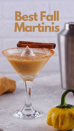 Fall Martinis Seasonal Martinis, Cocktails That Go With Pasta, Fall Alcoholic Beverages, Best Fall Drinks, Fall Dessert Cocktails, Best Thanksgiving Cocktails, Bourbon Martini, Fall Cocktail Drinks, Thanksgiving Martinis