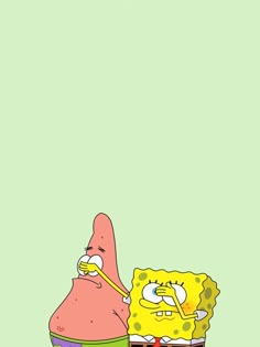 an image of spongebob and patrick from adventure time