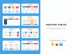 pricing tables infographics for powerpoint