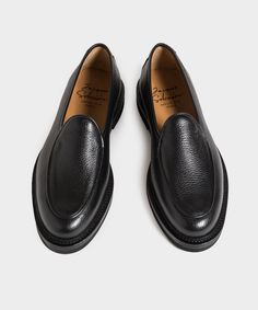 Jacques Solovière Lex Loafer in Black Leather Black Loafers Men, Big Men Fashion, Black Leather Loafers, Streetwear Men, Mens Fashion Casual Outfits, Black Loafers, Streetwear Men Outfits, Shoes Men, Men's Style