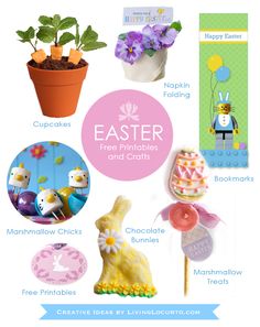 easter treats and crafts for kids are featured in this post - it - yourself poster