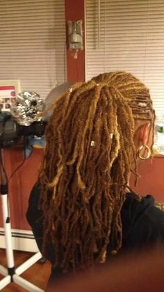 Medium Length Black Hairstyles, Hairstyles High Ponytail, Haircuts Black Hair, Haircuts Popular, Colorful Locs, Dyed Locs, Hairstyles High, Beautiful Locs, Beautiful Dreadlocks