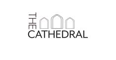 the cathedral logo on a white background