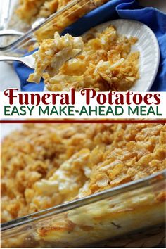 Recipe With Hashbrowns, Cold Cut Sandwiches, Easy Cheesy Potatoes, Kid Friendly Side Dishes, Cheesy Potato Bake, Potatoes Baked, Cold Cut, Ham Dinner