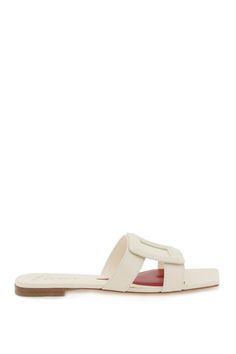 C019 ROGER VIVIER ROGER VIVIER 'STITCHING BUCKLE' MULES Roger Vivier Sandals, Timeless Shoes, Summer Heels, Womens Mules, Roger Vivier, Leather Mules, Travel Tote, Rubber Heels, Mules Shoes