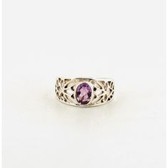 Brand New Sterling Silver 925 Filigree Band Women's Ring With Oval Amethyst Bezel Set, Size 7, 2.8 Grams, Marked 925 Item Description: This Stunning Brand New Sterling Silver 925 Women's Ring Features An Intricate Filigree Band Design, Showcasing An Elegant Oval-Shaped Amethyst In A Secure Bezel Setting. Crafted With Attention To Detail, The Ring Offers Timeless Beauty And Sophistication, Perfect For Daily Wear Or Special Occasions. The Rich Purple Hue Of The Amethyst Adds A Vibrant Pop Of Color Band Design, Rich Purple, Ring Oval, Filigree Ring, Women Accessories Jewelry, Womens Jewelry Rings, Bezel Setting, Jewelry Branding, Silver 925