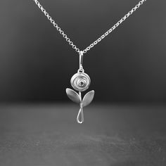 "✈️ Free DHL Express shipping to USA, EU countries & Canada - delivery in just 2 days! Totally handmade 925 solid sterling silver rose flower chain necklace. Rose flower pendant on sterling silver chain of various lenghts. Also available on 24K yellow gold plated over sterling silver body. Hypoallergenic - nickel free. Pendant weight: 1,6gr Pendant width: 0.59\"/1.50cm Pendant height: 1.46\"/3.70cm Available chain lengths: 15.7\"/40cm - 17.7\"/45cm - 19.7\"/50cm - 23.6\"/60cm - 31.5\"/80cm B Delicate Rose Flower Shaped Jewelry, Dainty Rose-colored Flower-shaped Jewelry, Delicate Nickel-free Flower Pendant Charm Necklace, Delicate Flower Pendant Charm Necklace, Nickel Free, Minimalist Nickel-free Flower Pendant Jewelry, Delicate Rose Flower Jewelry, Dainty Silver Charm Necklace With Flower Pendant, Rose Flower-shaped Jewelry For Mother's Day, Nickel-free Sterling Silver Flower Pendant Necklace