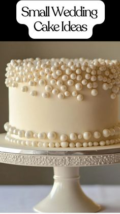 small wedding cake ideas