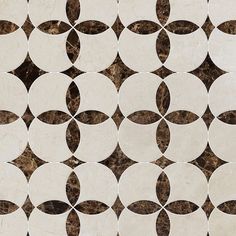 a marble tile pattern with circles on it