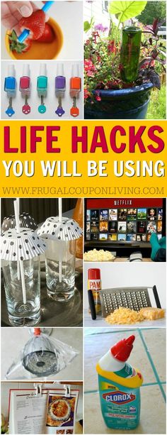 there are many different things that can be used to make life hacks for kids