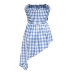 Bold plaid shirt with a front tie feature, offering a fresh take on classic gingham Size:• XS: Bust: 64cm/ 25.2 in, Length: 75-92cm/ 29.5-36.2 in, • S: Bust: 68cm/ 26.8 in, Length: 76-93cm/ 29.9-36.6 in• M: Bust: 72cm/ 28.3 in, Length: 77-94cm/ 30.3-37.0 in• L: Bust: 76cm/ 29.9 in, Length: 78-95cm/ 30.7-37.4 inMaterial: Polyester Casual Grid Pattern Tops For Summer, Summer Casual Tops With Grid Pattern, Casual Summer Tops With Grid Pattern, Fitted Gingham Tops For Day Out, Blue Summer Tops For Picnic, Blue Summer Top For Picnic, Cotton Gingham Tops For Picnic, Fitted Plaid Summer Top, Fitted Plaid Top For Picnic