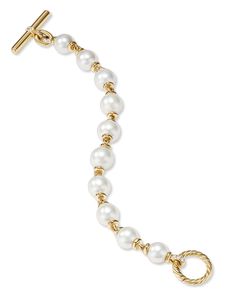 Find DAVID YURMAN Pearl Linked Bracelet In 18k Yellow Gold With Diamonds on Editorialist. David Yurman Pearl Linked Bracelet in 18K Yellow Gold with Diamonds Linked Bracelet, Diamonds And Gold, David Yurman, Link Bracelets, Pearl White, Diamonds, Yellow Gold, Luxury Fashion, Bracelet