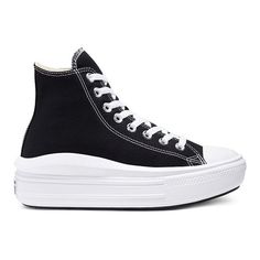 Trendy Converse High-top Platform Sneakers, Sports High-top Sneakers With Thick Bottom, Converse High-top Platform Sneakers For Sports, Chuck Taylor All Star Move, Platform Converse, Converse Chuck Taylor All Star, Shoe Size Chart, Platform Sneakers, Chuck Taylor All Star