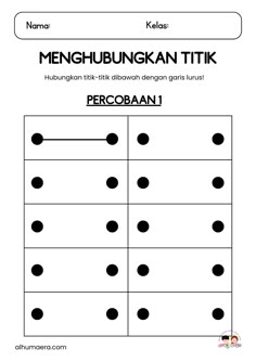 Lembar kerja kegiatan Pra-Menulis, menghubungkan titik Media Pembelajaran, Tracing Alphabet, Writing For Kids, Fun Worksheets For Kids, Kindergarten Activity, Worksheet For Kids, Fun Worksheets, Kindergarten Literacy, Pre Writing