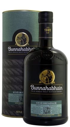 a bottle of bunnahahn single mal scotch whisky