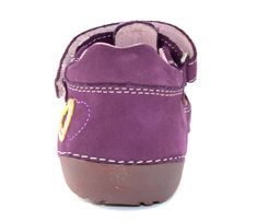 Premium quality dress shoes with genuine leather lining and upper in dark purple with cute flower pattern and single strap. Thanks to its high level of specialization, D.D. Step knows exactly what your child€™s feet need, to develop properly in the various phases of growth. The exceptional comfort these shoes provide assure the well-being and happiness of your child. Features: High top provides extra support for the ankle Padded heel liner for extra comfort Single velcro strap ensure a snug fit Purple Closed Toe Leather Sandals, Purple Leather Closed Toe Sandals, Cute Flower Pattern, Toddler Sandals Girl, Girls Winter Boots, Girl Sandals, Quality Dresses, Waterproof Shoes, Cute Flower