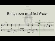 the bridge over troubled water sheet music