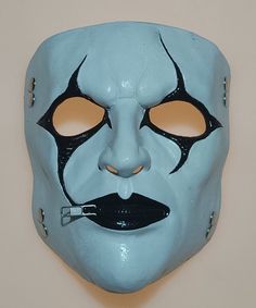 1. Slipkton guitar player James Root mask from album Vol.3 2. Made of hard plastic. 3. Does not change shape. 4. The mask has two elastic straps and a soft material inside for a comfortable fit. 5. Has no smell. 6. Painted with acrylics. 7. Fully handmade. 8. Good for people with latex allergies The Slipknot James Root mask from the Volume 3 album is a high-quality replica of the mask worn by James Root, the guitarist of the band Slipknot. This mask is designed to look just like the one he wears Jim Root Mask, Mick Thomson Mask, Sid Wilson Skull Mask, Joey Jordison Not Mask, Cory Taylor Slipknot Masks, Paul Gray Slipknot Unmasked, Jim James, Latex Allergy, Costume Mask