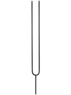 a black metal pole with a long handle on the top and an end that is attached to