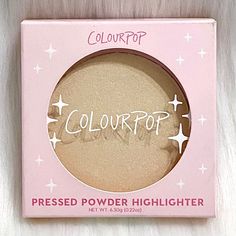 100% Authentic, Brand New In Box colourpop ~ Pressed Powder Highlighter ~ Full Size (0.22 oz/6.30 g) Shade: Minted warm champagne A super-soft, pressed powder highlighter with a weightless, smooth texture that is effortlessly buildable and creates a luminous glow to the skin. *Shade may appear slightly different due to screen resolution. Fast & Free Shipping! Packaged with extreme care to preserve product during transit:) *Please check out my shop BOLD-FACED BEAUTY to browse all of my beauty products & collectibles:) Too Faced Bronzer, Powder Highlighter, My Beauty, Pressed Powder, Smooth Texture, Highlighter, Beauty Products, Beauty Makeup, Color Pop