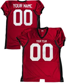 Crafted for a perfect fit, this football jersey is ideal for pairing with full padding without feeling too tight around the waist. With added flexibility and extended length for a tucked-in look, it's a top choice for both intense gameplay and supporting local sports teams or players. Made of polyester stretch mesh with side inserts.Customized with your Team Name, Player Name and Number1. Front Name: 2. Back Name: 3. Front & Back Number: If you would like a color or type style other than the def Fitted Football Season Jersey, Fitted College Jersey With Team Name, Black Varsity Jersey With Moisture-wicking, Black Moisture-wicking Varsity Jersey, Fitted Jersey For Football Season Team Events, Team-colored Fitted Jersey For Sports Season, Fitted Jersey For Game Day With Team Spirit, Fitted Team-colored Jersey With Moisture-wicking, Team-colored Fitted Jersey With Moisture-wicking