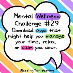 31 Day Mental Wellness Challenge - Blessing Manifesting Babe Quotes, Journal Writing Prompts