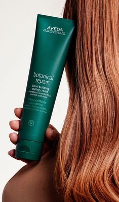 botanical repair™ bond-building styling creme | Aveda Shampoo Photoshoot, Stop Hair Breakage, Aveda Hair, Strengthen Hair, Hair Product, Styling Cream, Hair Breakage, Hair Cream, Hair Maintenance