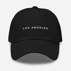 "Whether the City of Angels is your home or favorite travel destination, this hat belongs in your collection. This one's got a low profile with an adjustable strap and curved visor. * 100% chino cotton twill * Green Camo color is 35% chino cotton twill, 65% polyester * Unstructured, 6-panel, low-profile * 6 embroidered eyelets * 3 ⅛\" (7.6 cm) crown * Adjustable strap with antique buckle * Head circumference: 20 ½″-21 ⅝″ (50.8 cm-53.3 cm) * Blank product sourced from Vietnam or Bangladesh *Note Babette Ate Oatmeal, Queen Hat, Vanderpump Rules, Mom Hats, Man Hat, Embroidered Caps, Camo Colors, Embroidered Hats, Green Camo