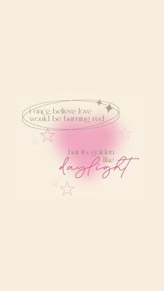 a pink background with stars and the words, i don't believe that they are coming