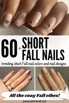 Nails Trending, Simple Fall Nails, Nail Color Trends, Fall Manicure, Fall Nail Trends, Cute Nails For Fall, Short Nail, Fall Nail Art