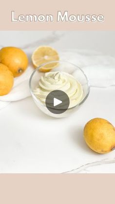 991K views · 142K reactions | Lemon Mousse | Fluffy, citrusy and delicious 🍋

Ingredients: 
80 ml lemon juice (about 2 small lemons)
190 ml whipping cream (3/4 cup)- regular or plant based 
70 g sugar (1/3 cup) 
20 g cornstarch (2 tbsp) 

Instructions: 
1. Squeeze the lemons and strain the juice through a mesh sieve to remove any seeds or pulp for a smooth texture.
2. In a small saucepan, whisk together the lemon juice, sugar, and cornstarch until well combined and smooth.
3. Place the saucepan over medium heat and bring the mixture to a simmer, stirring constantly. Cook for 2-3 minutes, or until it thickens into a creamy consistency.
4. Remove the mixture from heat and let it cool slightly. Then, transfer to the fridge to chill for about 30 minutes to 1 hour, or completely cold.
5. In a Lemon Mousse Cups, Easy Lemon Mousse, Lemon Mousse Recipe Easy, Simple Lemon Mousse, Citrus Mousse, Lemon Mouse, Fluff Desserts