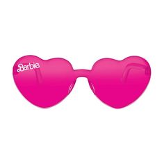 Pink and fabulous, these glasses are a stylish addition to party supplies! These frameless novelty glasses are all pink and have the Barbie(TM) logo on the top of one of the lenses. Your guests will be excited to receive these charming plastic glasses in their party favor bag! Plastic. (4 pcs. per unit) 7" with 6" ear pieces. For novelty use only. One size fits most adults. © Mattel Pink And Black Barbie Party, Barbie Party Goodie Bags, Mattel Logo, Barbie Wallpaper, Tm Logo, Novelty Glasses, Lab Week, Novelty Sunglasses, Barbie Aesthetic