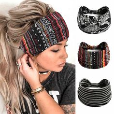 PRICES MAY VARY. ❤High-Quality Material:Boho Hair Accessories Is Made Of Polyester And Spandex, Soft And Elastic, Super Durable Material, Sweat-Wicking, Quick-Drying, Breathable, Comfortable To Wear, Washable. ❤Perfect Size: Bohemia Headband or Knot Hairband Are 24cm/9.45in In Length, 14cm/5.5in In Width, Elastic Headbands Which Can Hold The Hair In Place Even During High-Intensity Exercise And Sports, Whether It Is Suitable For Children Or Adults, Very Comfortable To Wear ❤Fashion Head bands for women Design: The Exquisite And Lovely Bohemian Print Headband Makes You More Fashionable And Elegant. There Are 4 Different Designs And Colors For You To Choose To Match Different Clothes. The Hair Band Can Be Used In Many Occasions, Suitable For All Seasons ❤Boho wrap headband for Women Suit for Soccer Headbands, Beach Hair Accessories, Boho Bandeau, Bohemian Headband, Aztec Art, Yoga Headband, Boho Headband, Wide Headband, Styl Boho