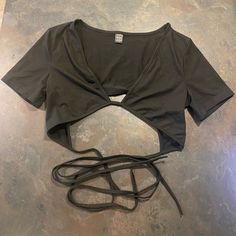 Crop Top Brand: Shein Size: S Condition: Never Worn Color: Black Crop Top Outfits Summer, Leather Crop Top, Cropped Long Sleeve Top, Girls Crop Tops, Turtleneck Shirt, Crop Top Outfits, Cute Crop Tops, Shein Tops, Black Crop Tops