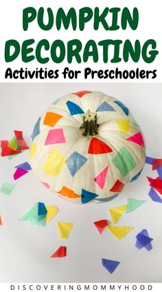 pumpkin decorating activities for preschoolers