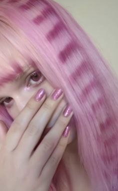 Pink Raccoon, Tape Ins, Dyed Hair Inspiration, Hair Tape, Pretty Hair Color, Hair Stylies, Scene Hair, Hair Dye Colors