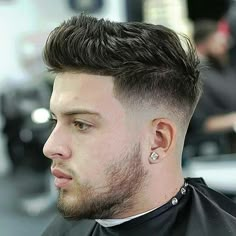 Haircut Fade Haircut With Beard, Mens Messy Hairstyles, Short Quiff, Haircut Selfie, Teen Boy Haircut, Photo Hijab, Mens Hairstyles Fade, Quiff Hairstyles