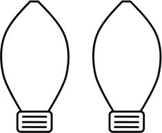 two light bulbs are shown side by side, one is black and the other is white