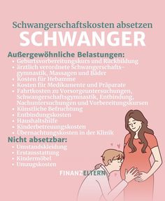 a woman holding a child in her arms with the words schwangerer on it