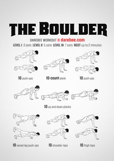 an exercise poster showing how to do the bodybuilding exercises for beginners, with instructions on