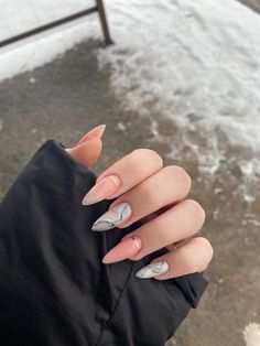 Romantic Nails, Grunge Nails, Pretty Acrylic Nails, Chic Nails, Dope Nails